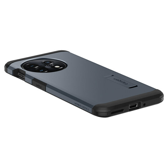 Spigen - Tough Armor Backcover voor OnePlus 11 - Metal Slate