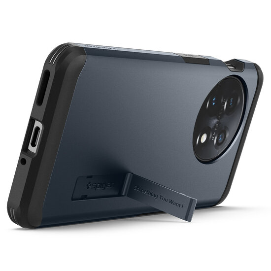 Spigen - Tough Armor Backcover voor OnePlus 11 - Metal Slate