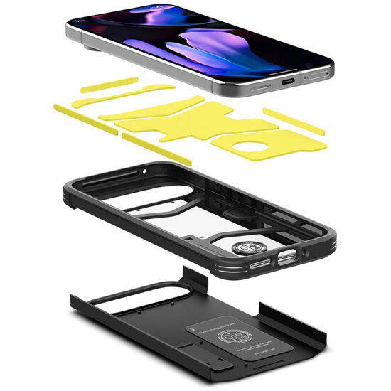 Spigen - Tough Armor Backcover voor Google Pixel 9 / 9 Pro - Black