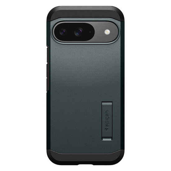 Spigen - Tough Armor Backcover voor Google Pixel 9 / 9 Pro - Abyss Green