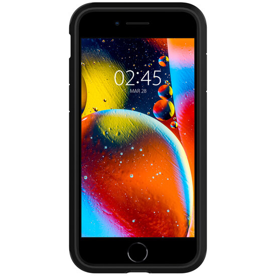 Spigen - Tough Armor Backcover voor Apple iPhone SE (2022 / 2020) - Black