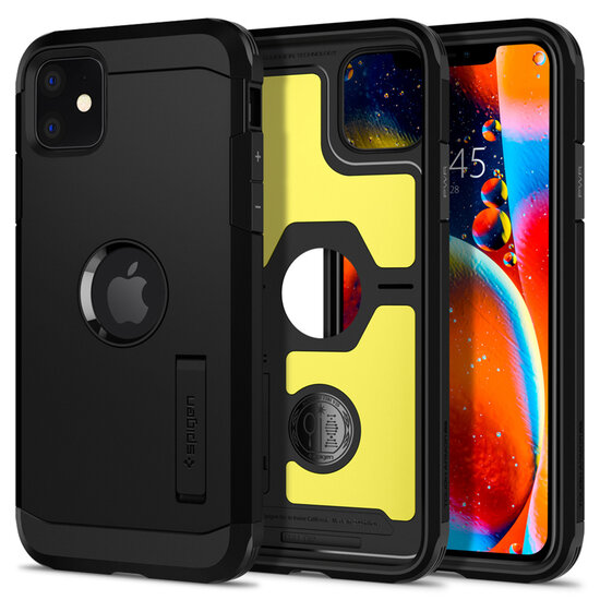 Spigen - Tough Armor Backcover voor Apple iPhone 11 - Black