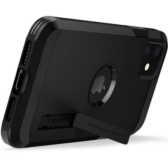 Spigen - Tough Armor Backcover voor Apple iPhone 11 - Black