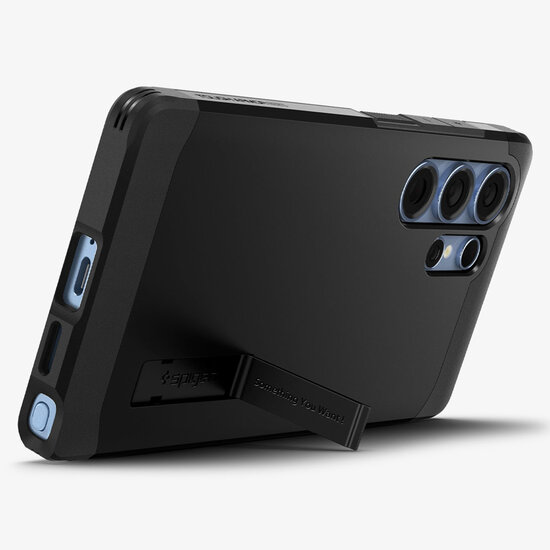 Spigen - Tough Armor Backcover MagSafe voor Samsung Galaxy S25 Ultra - Black