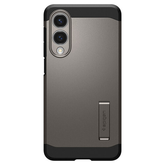 Spigen - Tough Armor Backcover MagSafe voor Samsung Galaxy S25 Edge - Gunmetal