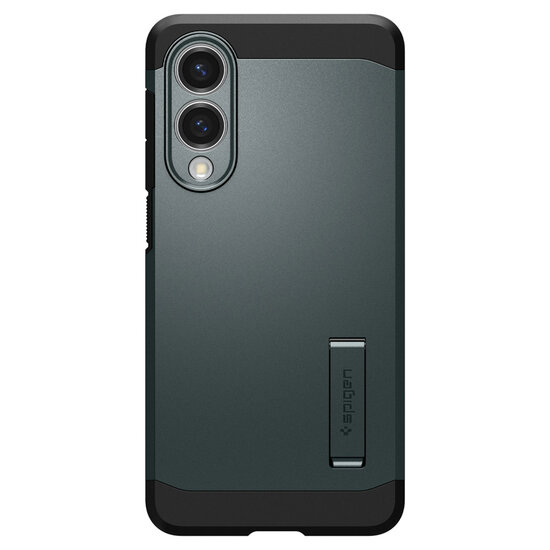 Spigen - Tough Armor Backcover MagSafe voor Samsung Galaxy S25 Edge - Abyss Green