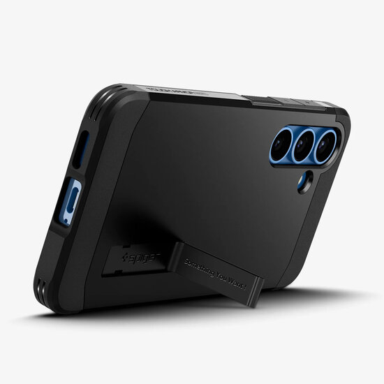 Spigen - Tough Armor Backcover MagSafe voor Samsung Galaxy S25 - Black