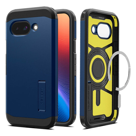 Spigen - Tough Armor Backcover MagSafe voor Google Pixel 9A - Navy Blue