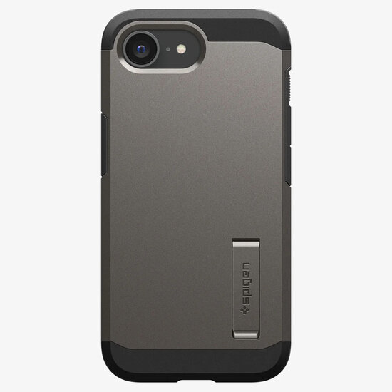 Spigen - Tough Armor Backcover MagSafe voor Apple iPhone 16e - Gunmetal