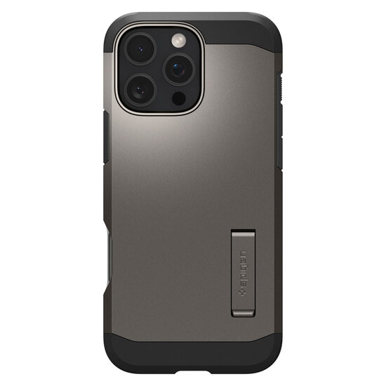 Spigen - Tough Armor Backcover MagSafe voor Apple iPhone 16 Pro - Gunmetal