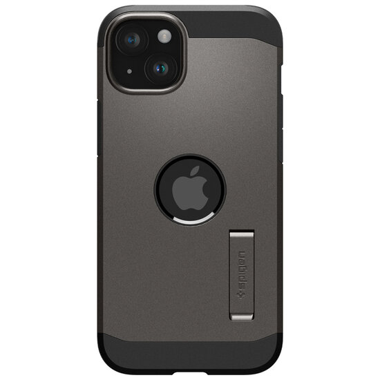 Spigen - Tough Armor Backcover MagSafe voor Apple iPhone 15 - Gunmetal