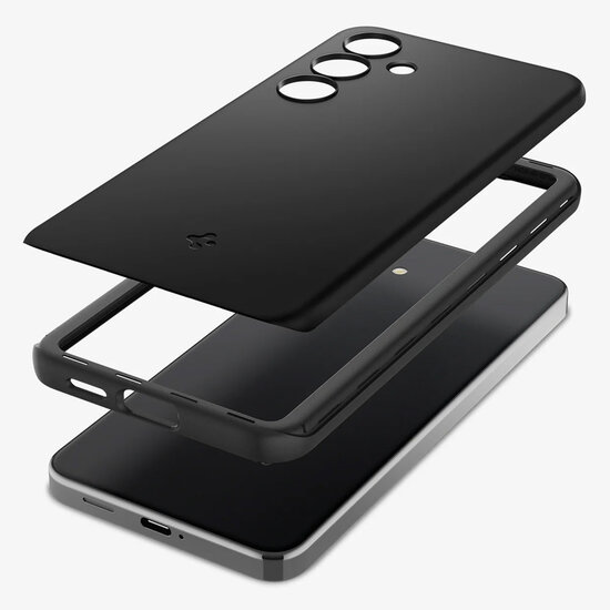 Spigen - Thin Fit Backcover voor Samsung Galaxy S24 - Black