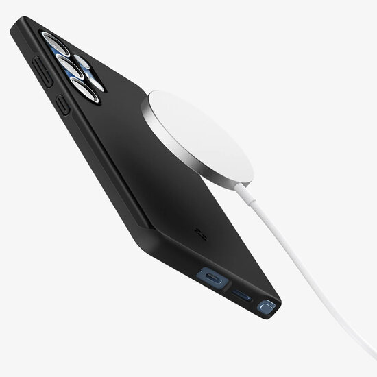 Spigen - Thin Fit Backcover MagSafe voor Samsung Galaxy S25 Ultra - Black