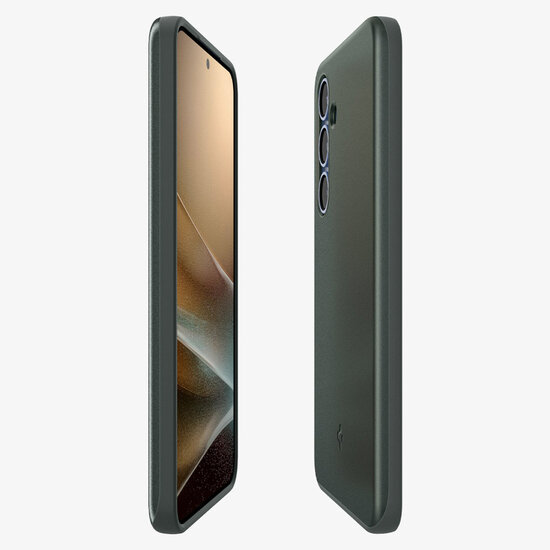 Spigen - Thin Fit Backcover MagSafe voor Samsung Galaxy S25 - Abyss Green