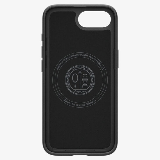 Spigen - Thin Fit Backcover MagSafe voor Apple iPhone 16e - Black
