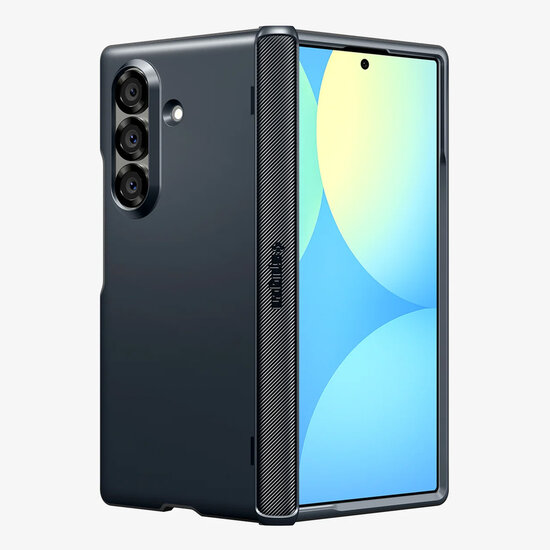 Spigen - Slim Armor Pro MagFit Backcover voor Samsung Galaxy Z Fold 7 - Metal Slate