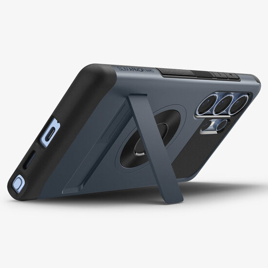 Spigen - Slim Armor Backcover MagSafe voor Samsung Galaxy S25 Ultra - Metal Slate
