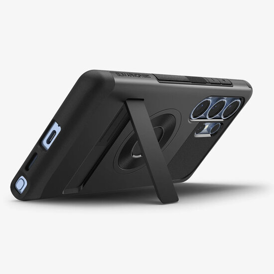 Spigen - Slim Armor Backcover MagSafe voor Samsung Galaxy S25 Ultra - Black