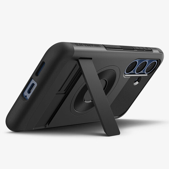 Spigen - Slim Armor Backcover MagSafe voor Samsung Galaxy S25 - Black