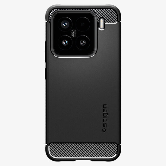 Spigen - Rugged Armor Backcover voor Xiaomi 15 - Matte Black