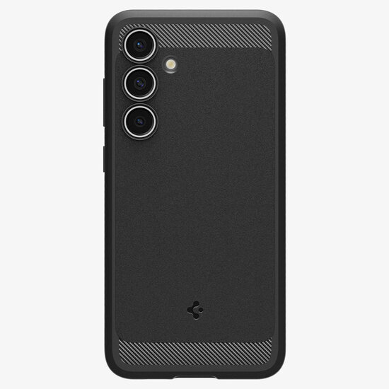 Spigen - Rugged Armor Backcover voor Samsung Galaxy S24 FE - Matte Black