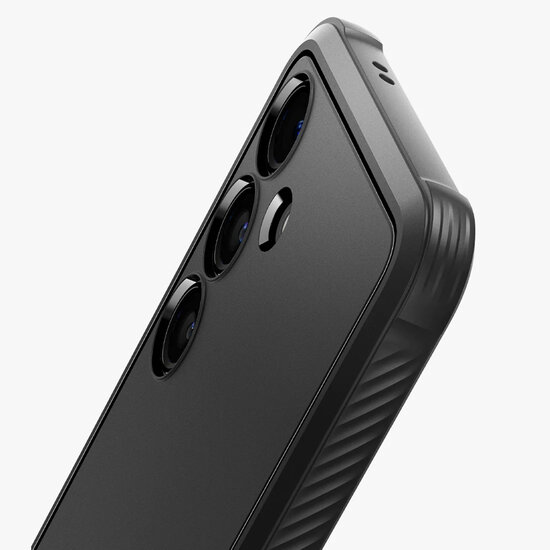 Spigen - Rugged Armor Backcover voor Samsung Galaxy S24 - Matte Black