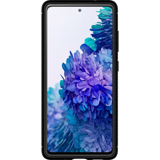 Spigen - Rugged Armor Backcover voor Samsung Galaxy S20 FE - Black