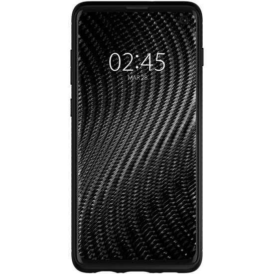 Spigen - Rugged Armor Backcover voor Samsung Galaxy S10 - Black