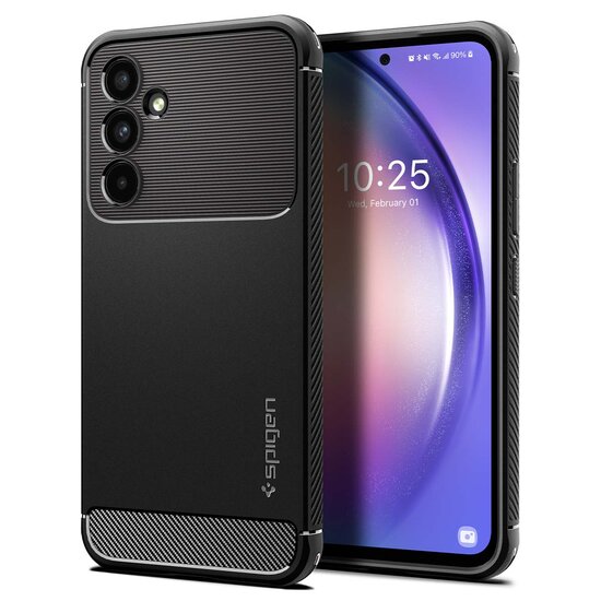 Spigen - Rugged Armor Backcover voor Samsung Galaxy A54 (5G) - Black