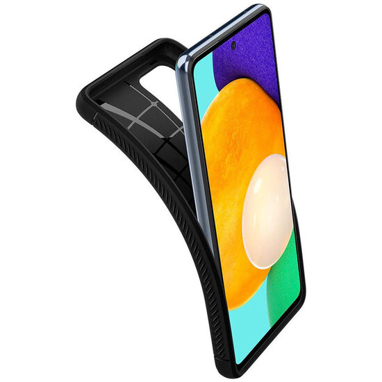 Spigen - Rugged Armor Backcover voor Samsung Galaxy A52(s) (5G/4G) - Black