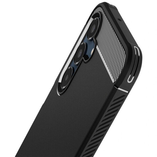 Spigen - Rugged Armor Backcover voor Samsung Galaxy A16 - Matte Black