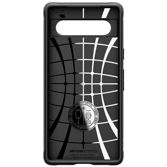 Spigen - Rugged Armor Backcover voor Google Pixel 7a - Black