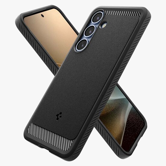 Spigen - Rugged Armor Backcover MagSafe voor Samsung Galaxy S25 Plus - Matte Black