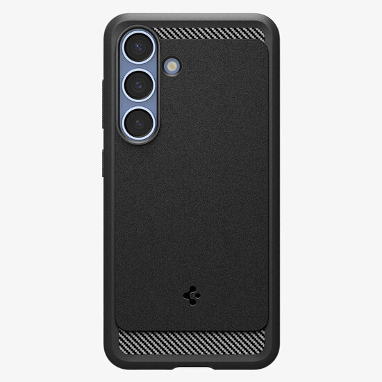 Spigen - Rugged Armor Backcover MagSafe voor Samsung Galaxy S25 - Matte Black