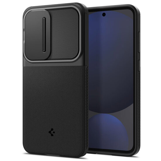Spigen - Optik Armor Camera Slider voor Samsung Galaxy S24 FE - Black