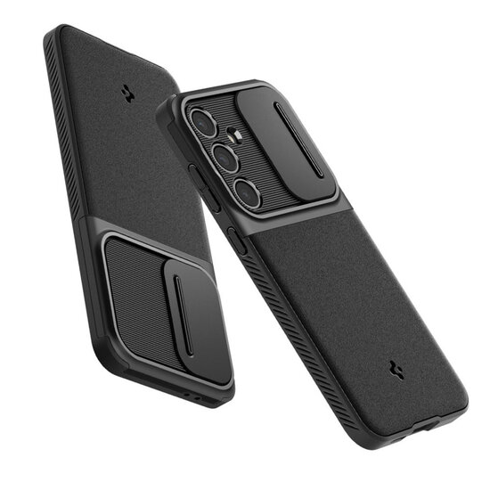 Spigen - Optik Armor Camera Slider voor Samsung Galaxy S24 FE - Black