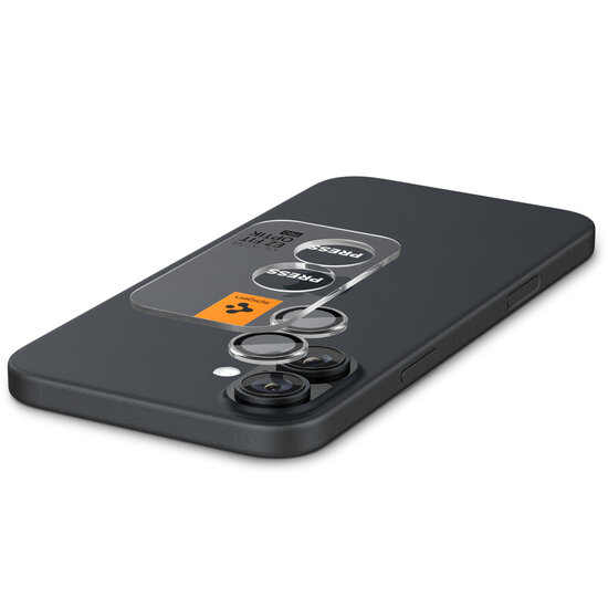 Spigen - GLAStR EZ Fit Optik Pro Camera Protector 2 Pack voor Apple iPhone 16 / 16 Plus - Transparent