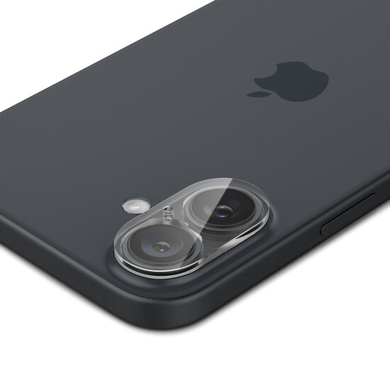 Spigen - GLAStR EZ Fit Optik Camera Protector 2 Pack voor Apple iPhone 16 / 16 Plus - Crystal Clear