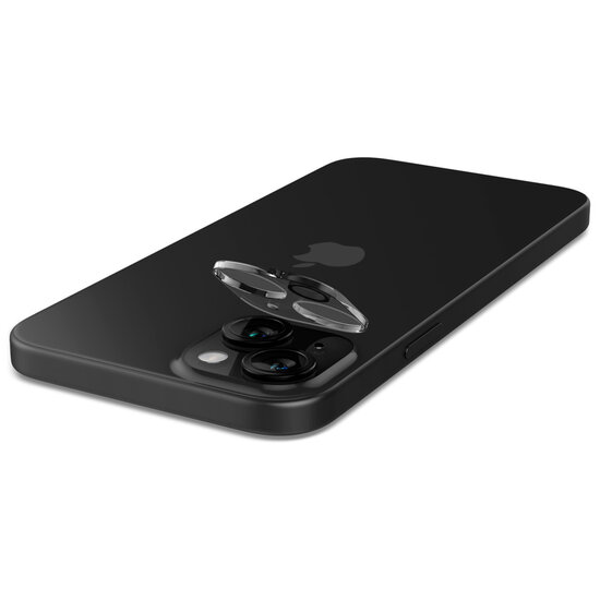 Spigen - GLAStR EZ Fit Optik Camera Protector 2 Pack voor Apple iPhone 15 / 15 Plus - Crystal Clear