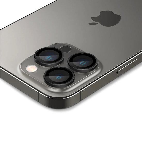 Spigen - GLAStR EZ Fit Optik Camera Protector 2 Pack voor Apple iPhone 14 Pro / 14 Pro Max - Black