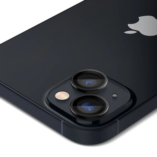 Spigen - GLAStR EZ Fit Optik Camera Protector 2 Pack voor Apple iPhone 14 / 14 Plus - Black