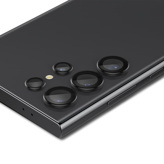 Spigen - GLAStR Camera Protector Glas 2 Pack voor Samsung Galaxy S24 Ultra - Black
