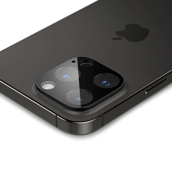 Spigen - GLAStR Camera Protector Glas 2 Pack voor Apple iPhone 14 Pro / 14 Pro Max - Black