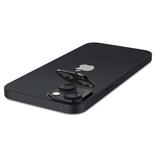 Spigen - GLAStR Camera Protector Glas 2 Pack voor Apple iPhone 14 / 14 Plus - Black
