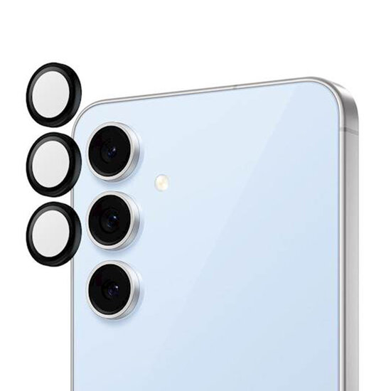 SAFE by PanzerGlass - Camera Protector Hoops voor Samsung Galaxy S24 FE - Black