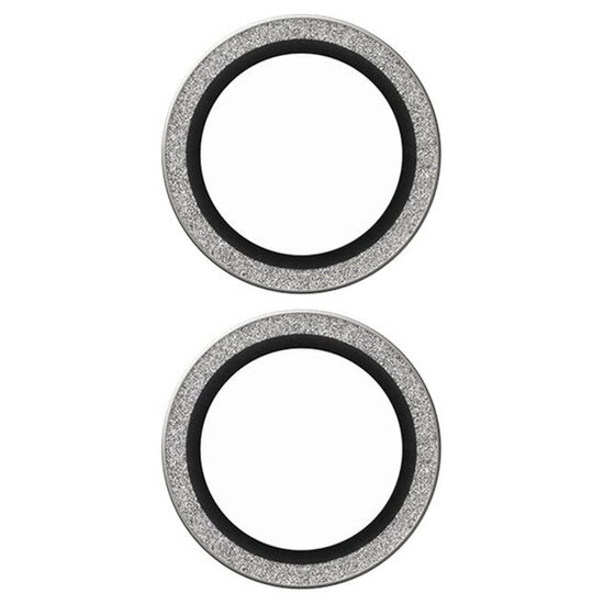 SAFE by PanzerGlass - Camera Lens Protector voor Apple iPhone 16 / 16 Plus - Glitter Silver