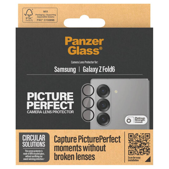 PanzerGlass - PicturePerfect Camera Lens Protector voor Samsung Galaxy Z Fold 6 - Transparent