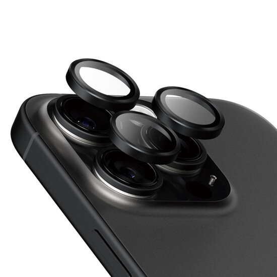 PanzerGlass - Hoops Ceramic Camera Lens Protector voor Apple iPhone 16 Pro / 16 Pro Max - Transparent