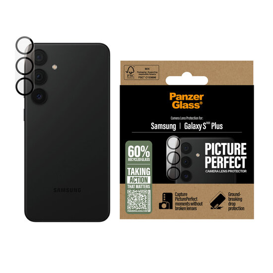 PanzerGlass - Camera Protector voor Samsung Galaxy S25 Plus - Transparent