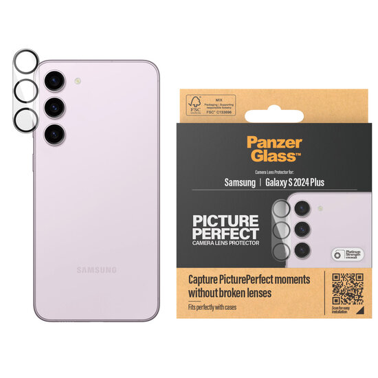 PanzerGlass - Camera Protector voor Samsung Galaxy S24 Plus - Transparent